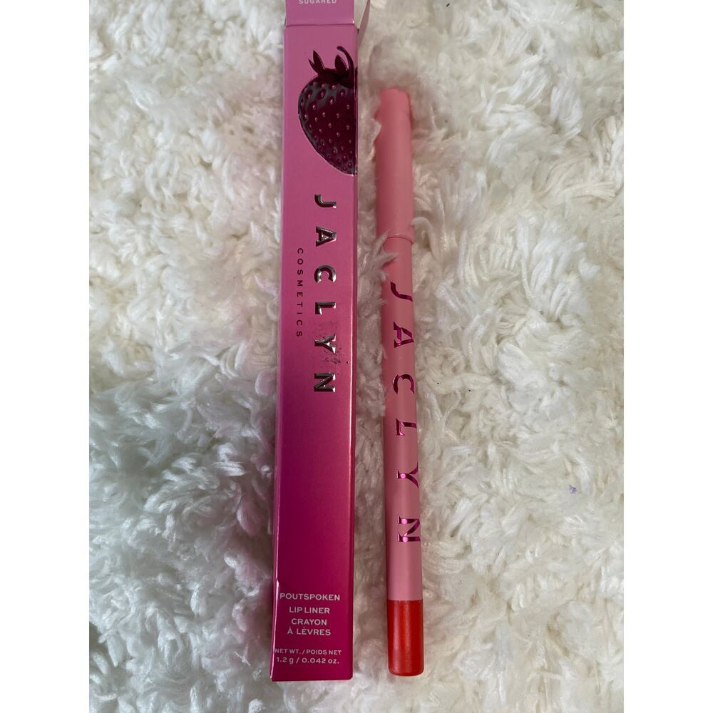 Jaclyn Cosmetics Poutspoken Lip Liner Crayon Sugared NEW